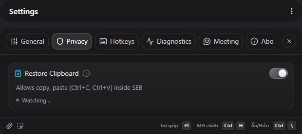 Restore Clipboard SEB